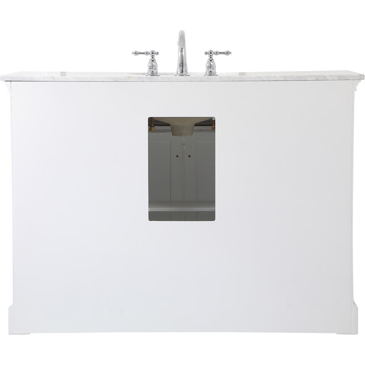Clarence 48 X 22 X 35 inch White Vanity Sink Set