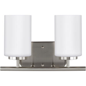 Oslo 2 Light 12.50 inch Bathroom Vanity Light