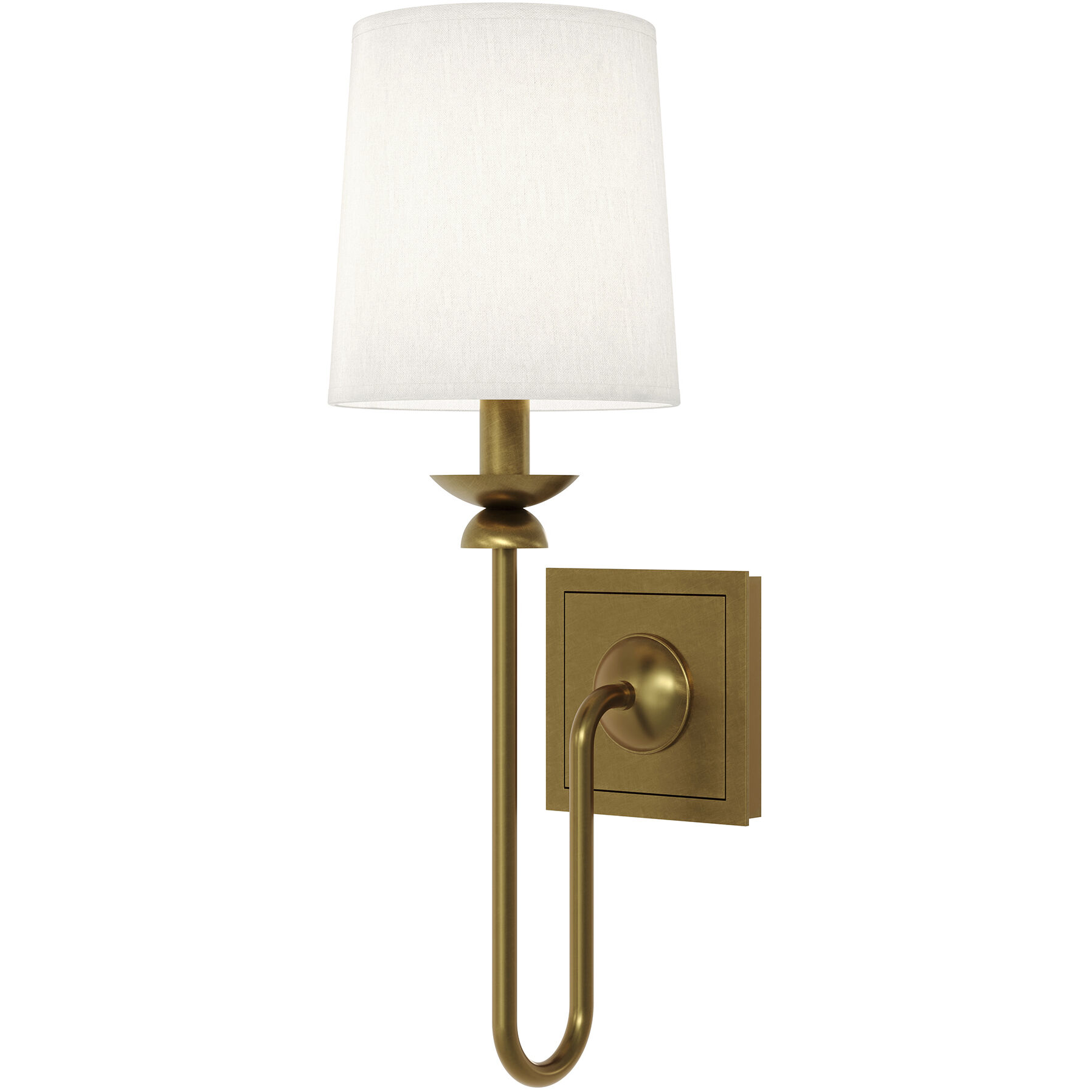 William 1 Light 5.25 inch Lacquered Burnished Brass Wall Sconce Wall Light