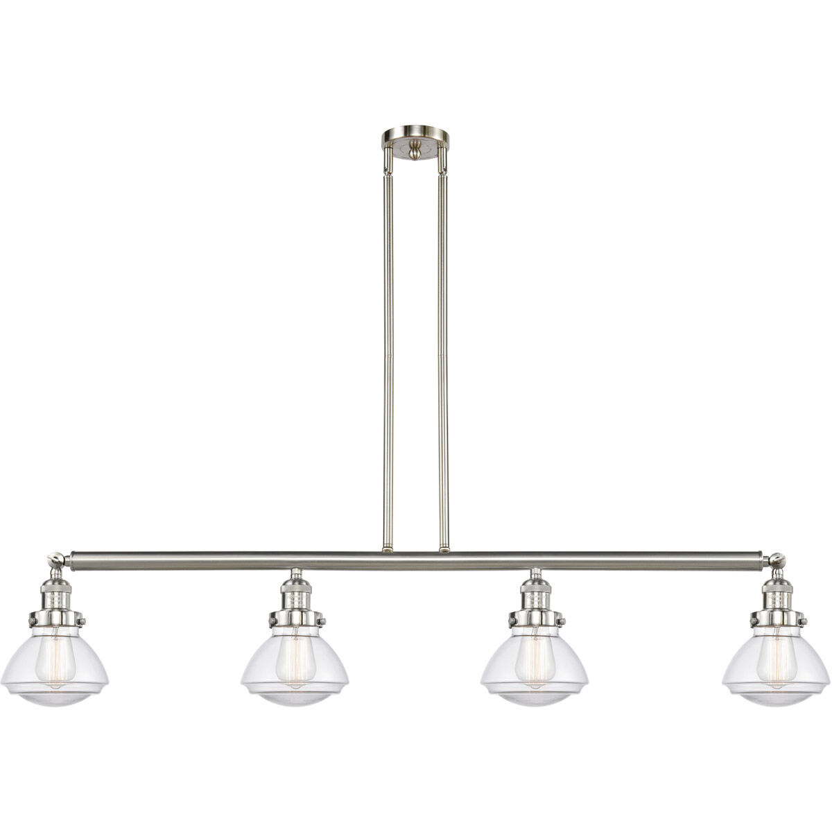 Franklin Restoration Olean 4 Light 51.38 inch Island Light