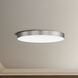 Trim LED 9 inch Satin Nickel Flush Mount Ceiling Light