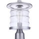Canon 1 Light 14.13 inch Satin Aluminum Outdoor Post Mount