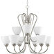 Armstrong 9 Light 30 inch Brushed Nickel Chandelier Ceiling Light