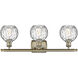 Ballston Athens Water Glass LED 26 inch Antique Brass Bath Vanity Light Wall Light