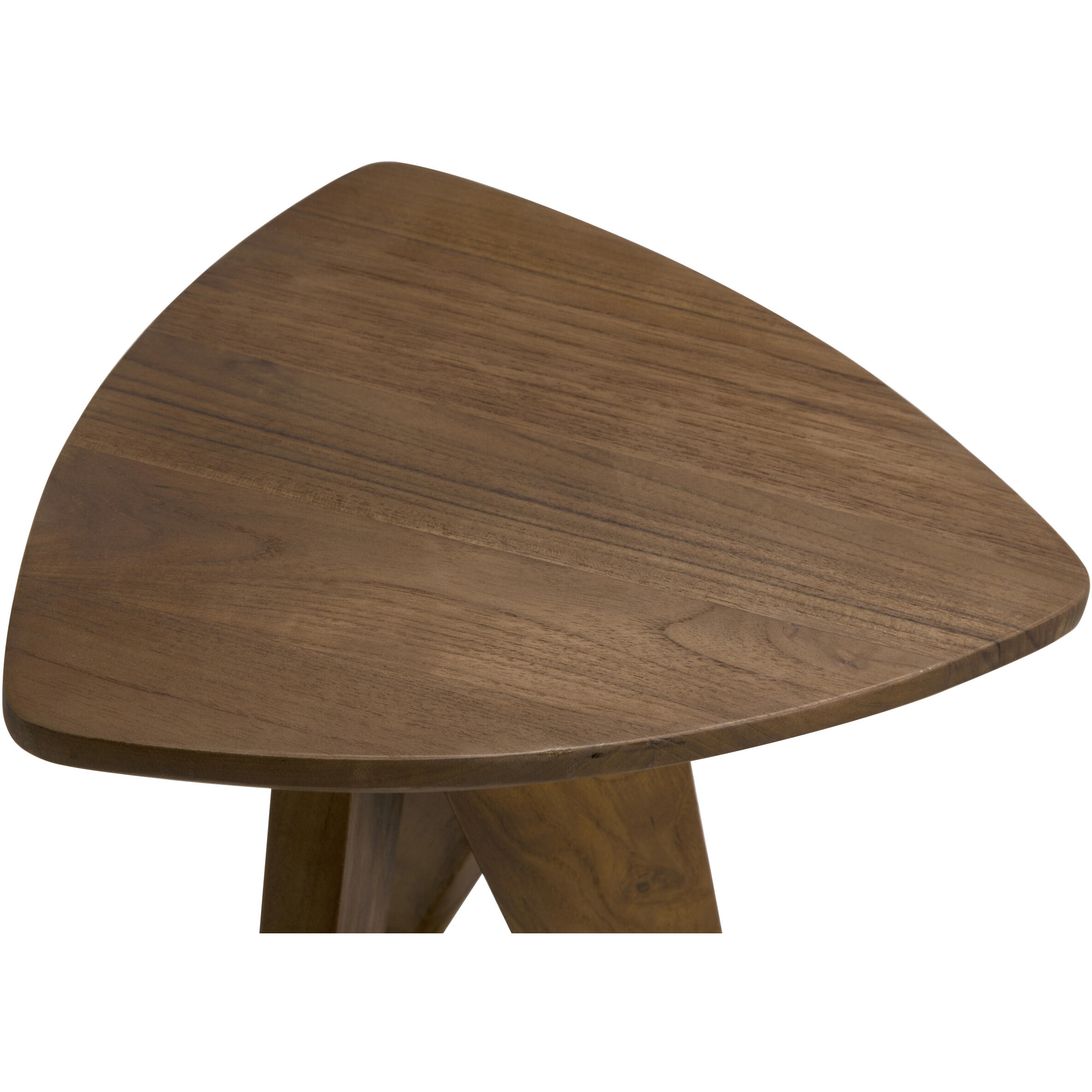 Twist 26.5 inch Teak Counter Stool