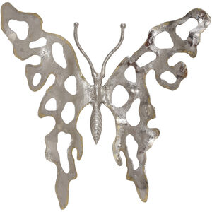 Butterfly Silver Wall Sculpture