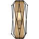 Zarra 1 Light 6 inch Satin Brass Wall Bath Fixture Wall Light