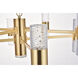 Vega LED 32 inch Gold Pendant Ceiling Light
