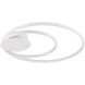 Sedona 1 Light White Flush Mount Ceiling Light
