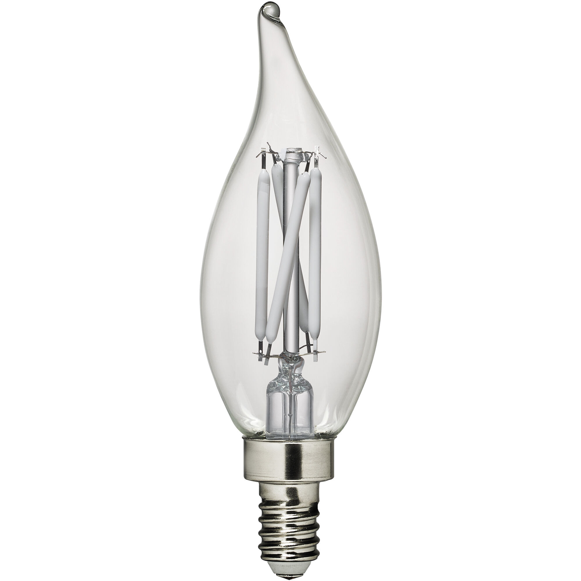 Branded Lamps LED F - Flame Tip C - E12 Candelabra 4.00 watt 120 3000K Light Bulb