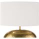 Joule 19 inch 100.00 watt Natural Brass Mini Lamp Portable Light, Table Lamp