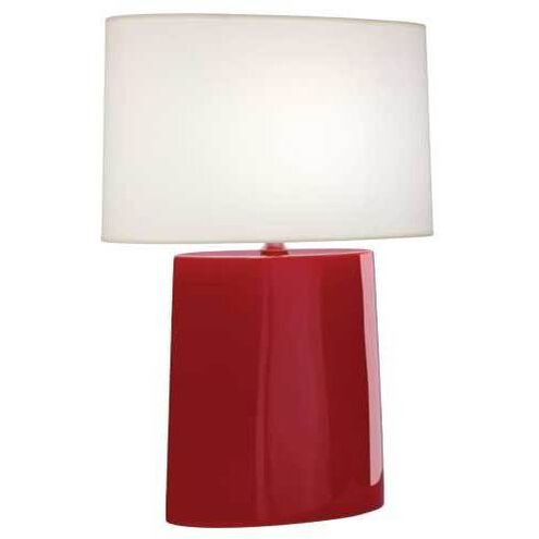 Victor 26.25 inch 100.00 watt Ruby Red Table Lamp Portable Light