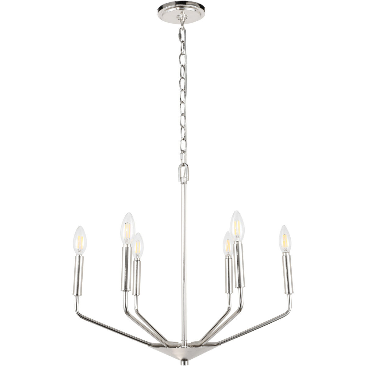 Geneseo 6 Light 22 inch Chrome Pendant Ceiling Light