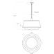 Desert Flyer 6 Light 26 inch Satin Brass with Medium Walnut Pendant Ceiling Light