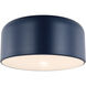 Malone 1 Light 13.75 inch Navy Ceiling Flush Mount Ceiling Light