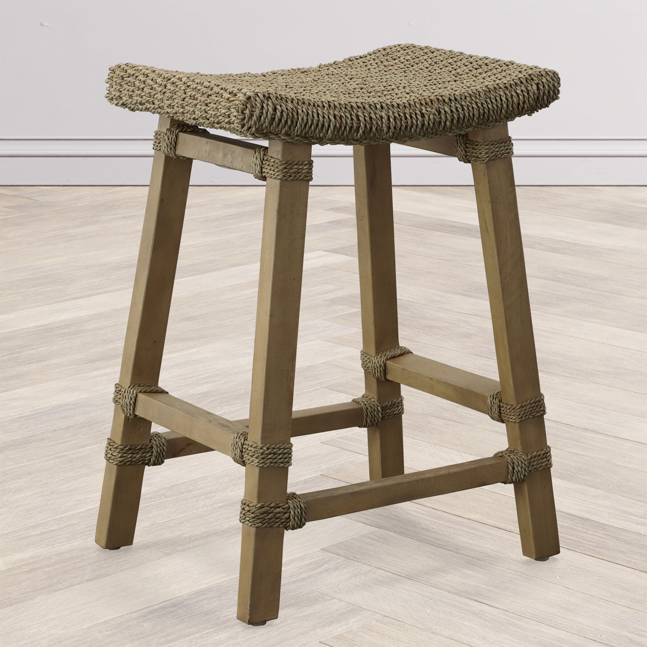 Mango wood counter stools top