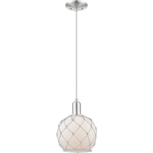 Arcadia Farmhouse Rope 1 Light 8.00 inch Mini Pendant