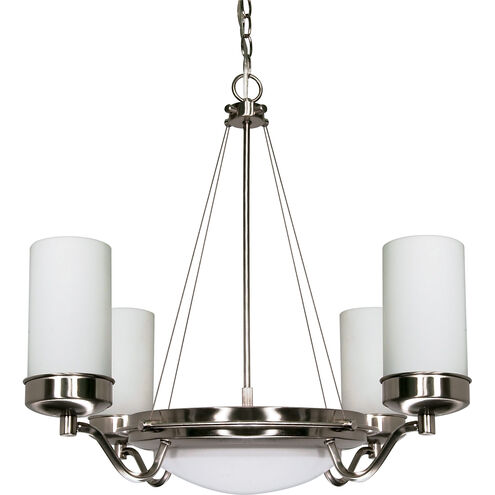 Polaris 6 Light 29 inch Brushed Nickel Chandelier Ceiling Light