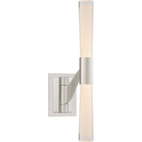 AERIN Brenta 6.5 inch 9.00 watt Polished Nickel Single Articulating Sconce Wall Light