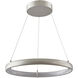 Sling LED 24 inch Titanium Silver Pendant Ceiling Light