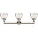 Franklin Restoration Fulton LED 30 inch Polished Nickel Bath Vanity Light Wall Light in Clear Glass, Franklin Restoration
