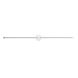 Purolinear 360 LED 49.5 inch Satin Chrome ADA Wall Bar Light Wall Light