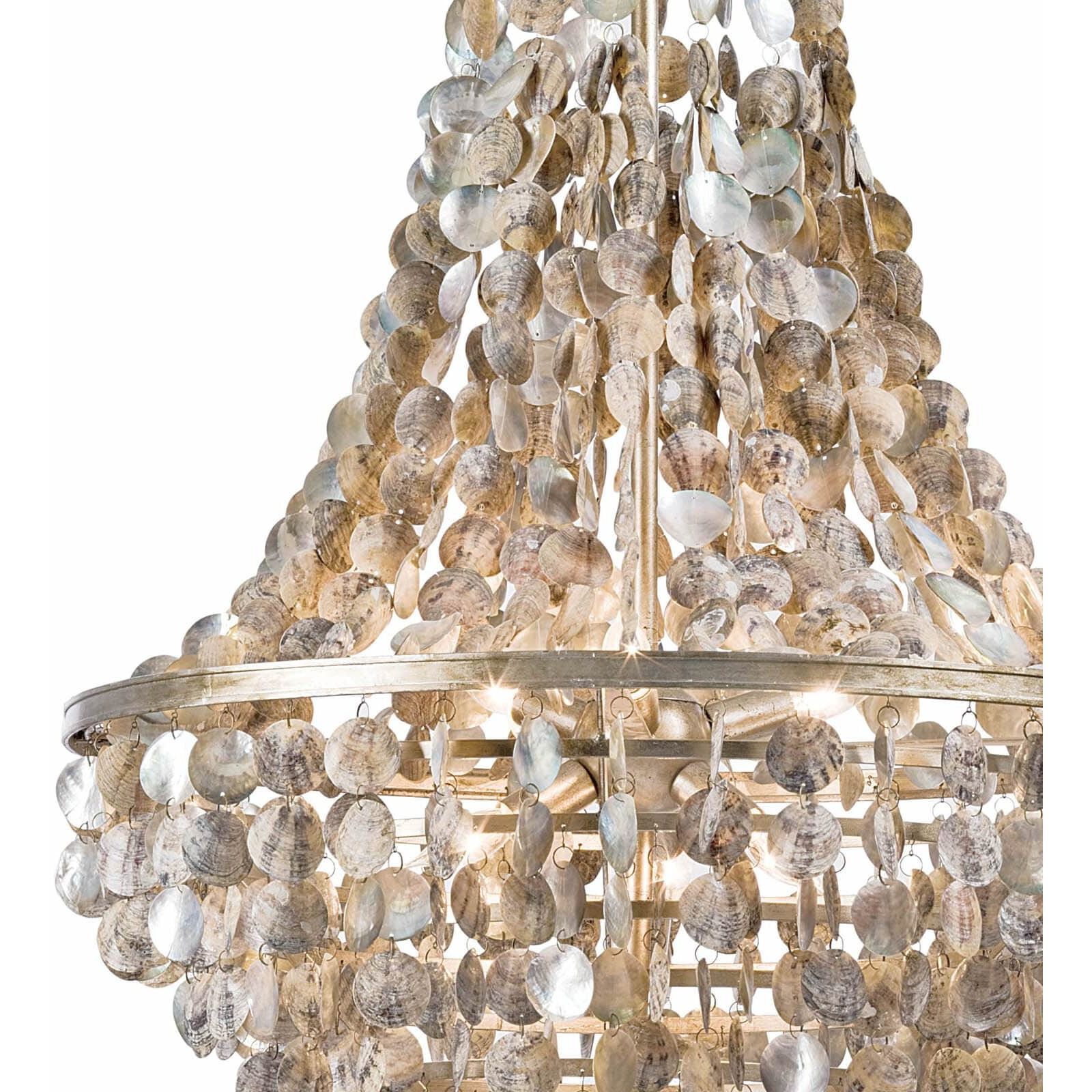 Capri 6 Light 25.5 inch Natural Chandelier Ceiling Light