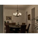 Homestead Vetivene 6 Light 29 inch Textured Black Chandelier Ceiling Light, Vetivene
