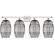 Ballston Vaz 4 Light 38 inch White Polished Chrome Bath Vanity Light Wall Light