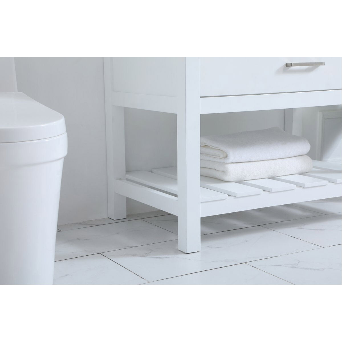 Clement 36 X 22 X 34 inch White Bathroom Vanity Cabinet