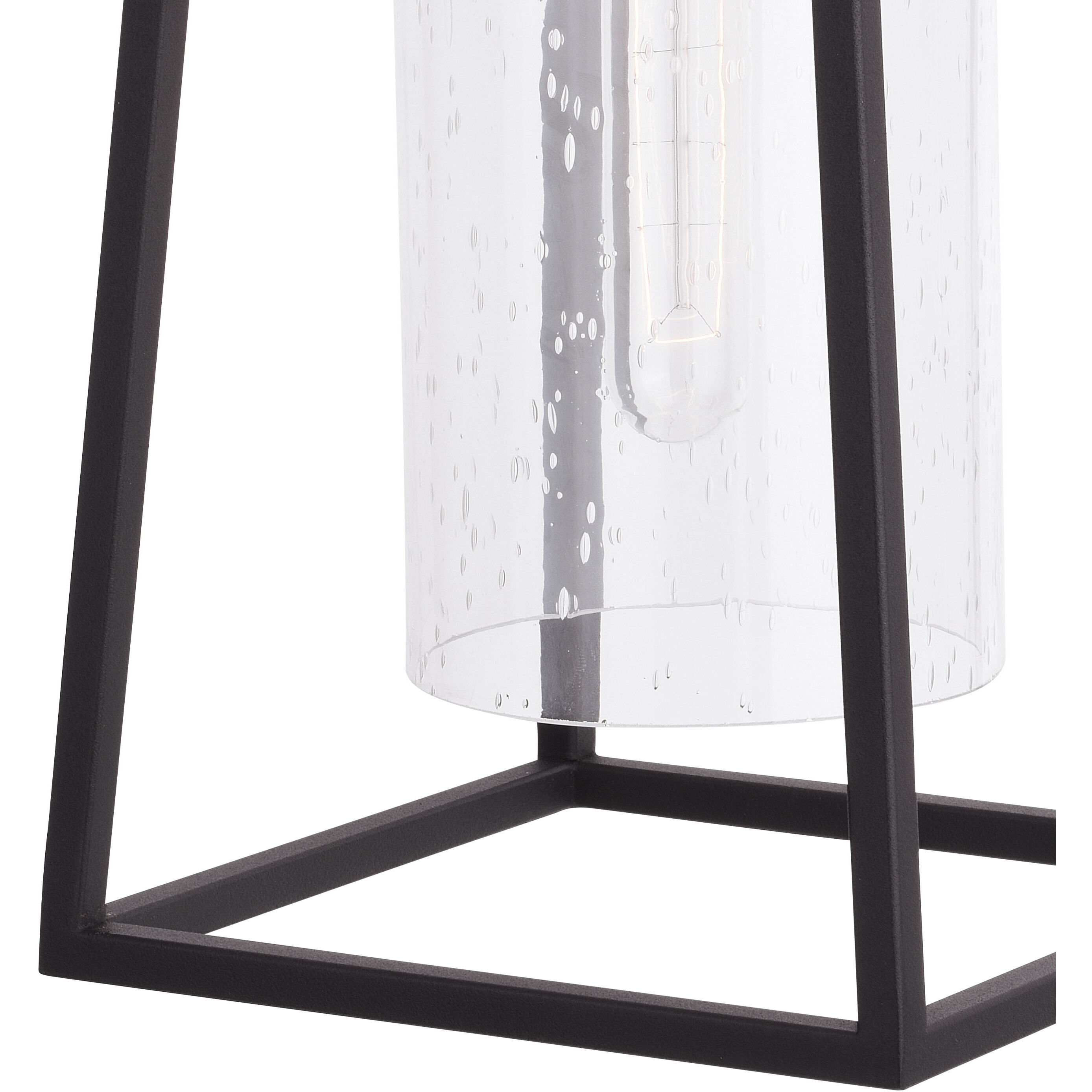 Nash LED 15.75 inch Textured Black Outdoor Wall