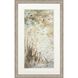 Illuminated Landscape White and Beige and Orange Framed Art