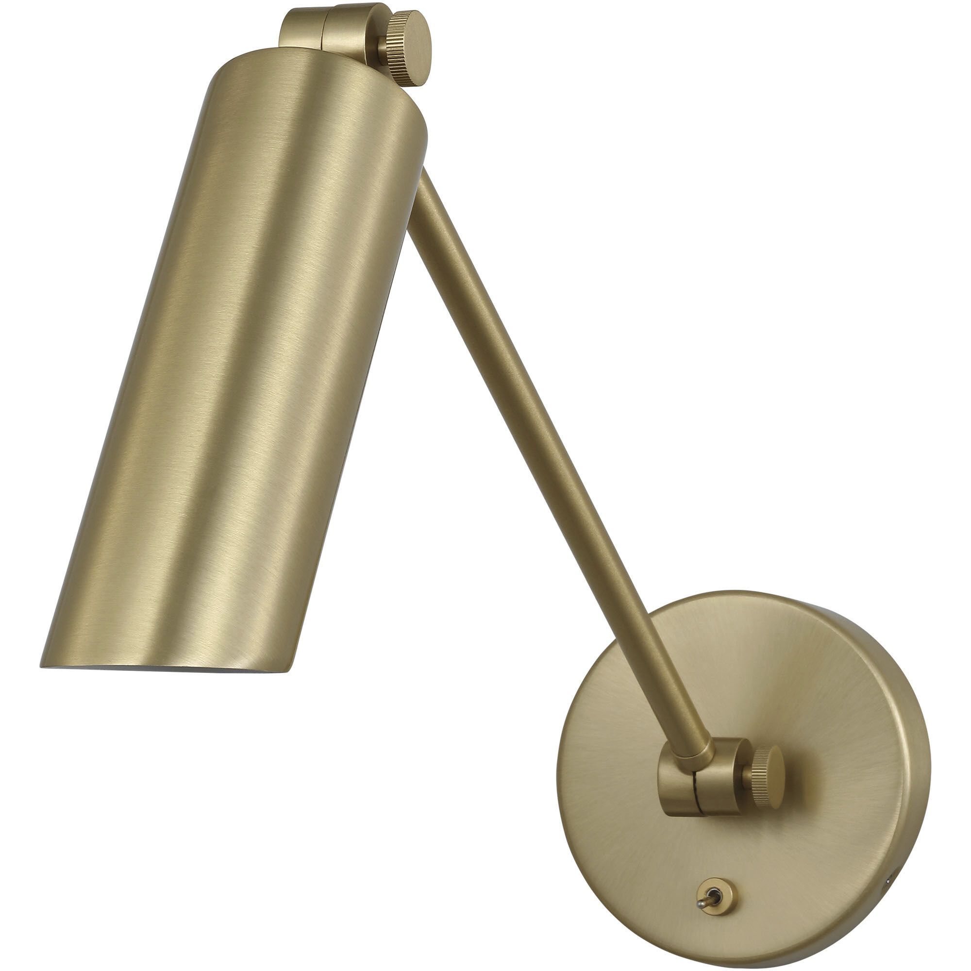 Drew & Jonathan Frasar One Arm Sconce Wall Light, Medium