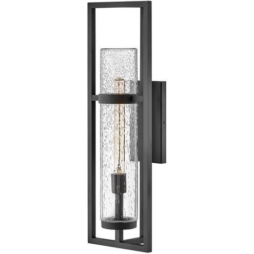Cordillera Outdoor Wall Mount Lantern in Black, Large