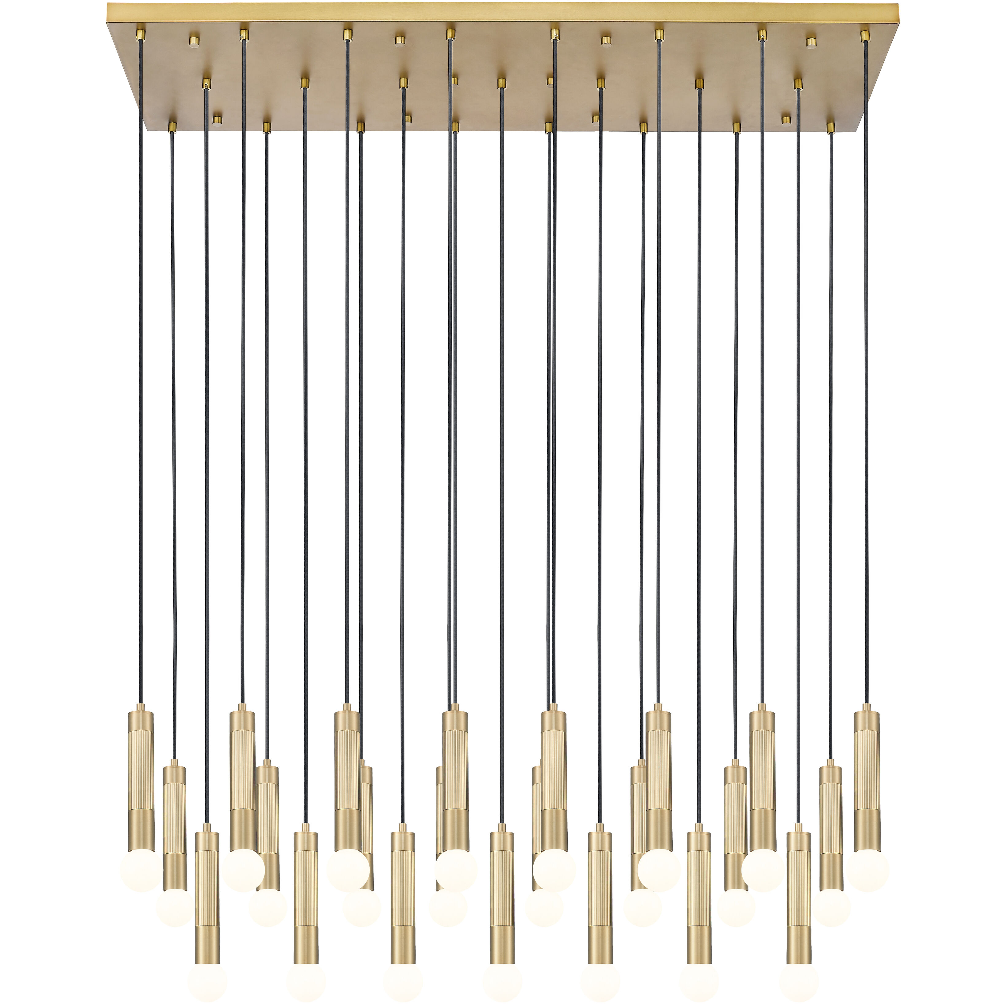 Stari Linear Chandelier Ceiling Light in Modern Gold