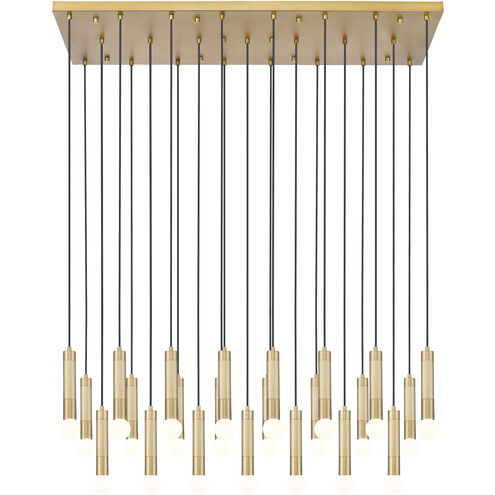 Stari Linear Chandelier Ceiling Light in Modern Gold