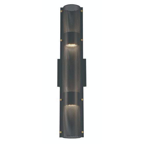 Westcliffe LED 4.5 inch Black Wall Sconce Wall Light, Both Indoor/Outdoor