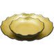 Metro Black and Gold Plate