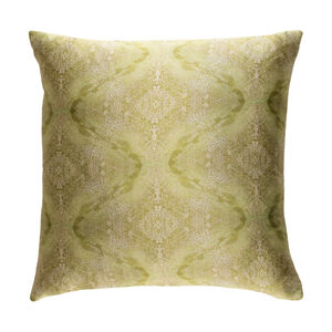 Kalos 18 X 18 inch Cream and Lime Throw Pillow