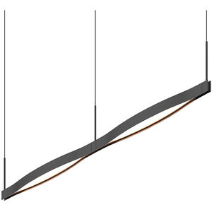 Ola LED 55 inch Satin Black Pendant Ceiling Light