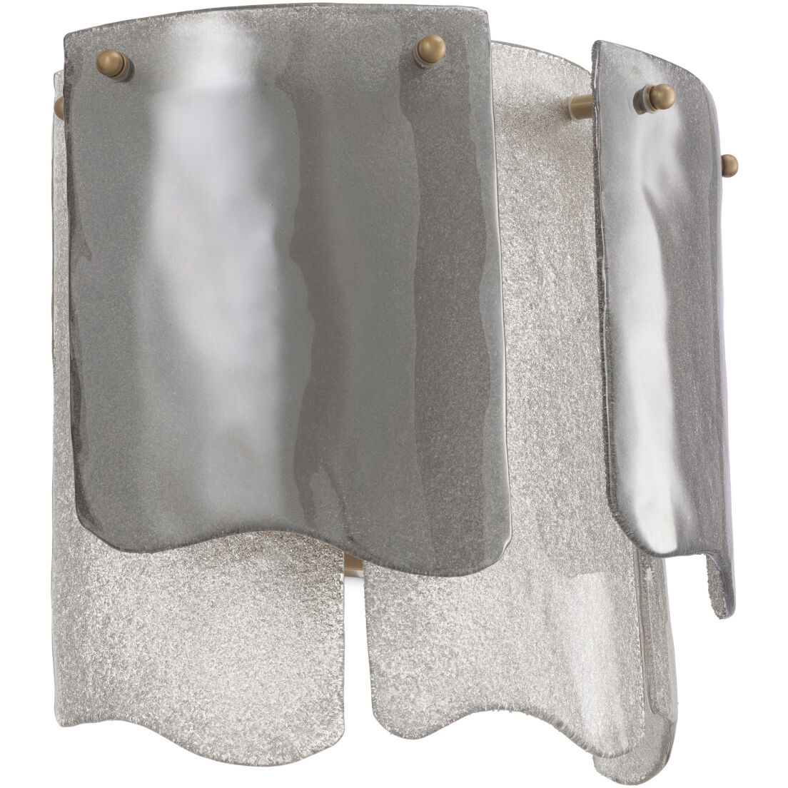 Asinara Wall Lamp Wall Light in Smoke Glass