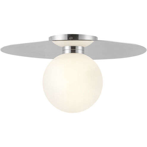 Elixir LED 14.13 inch Chrome Flush Mount Ceiling Light