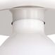 Mixer 1 Light 11 inch Polished Nickel Flush Mount Ceiling Light