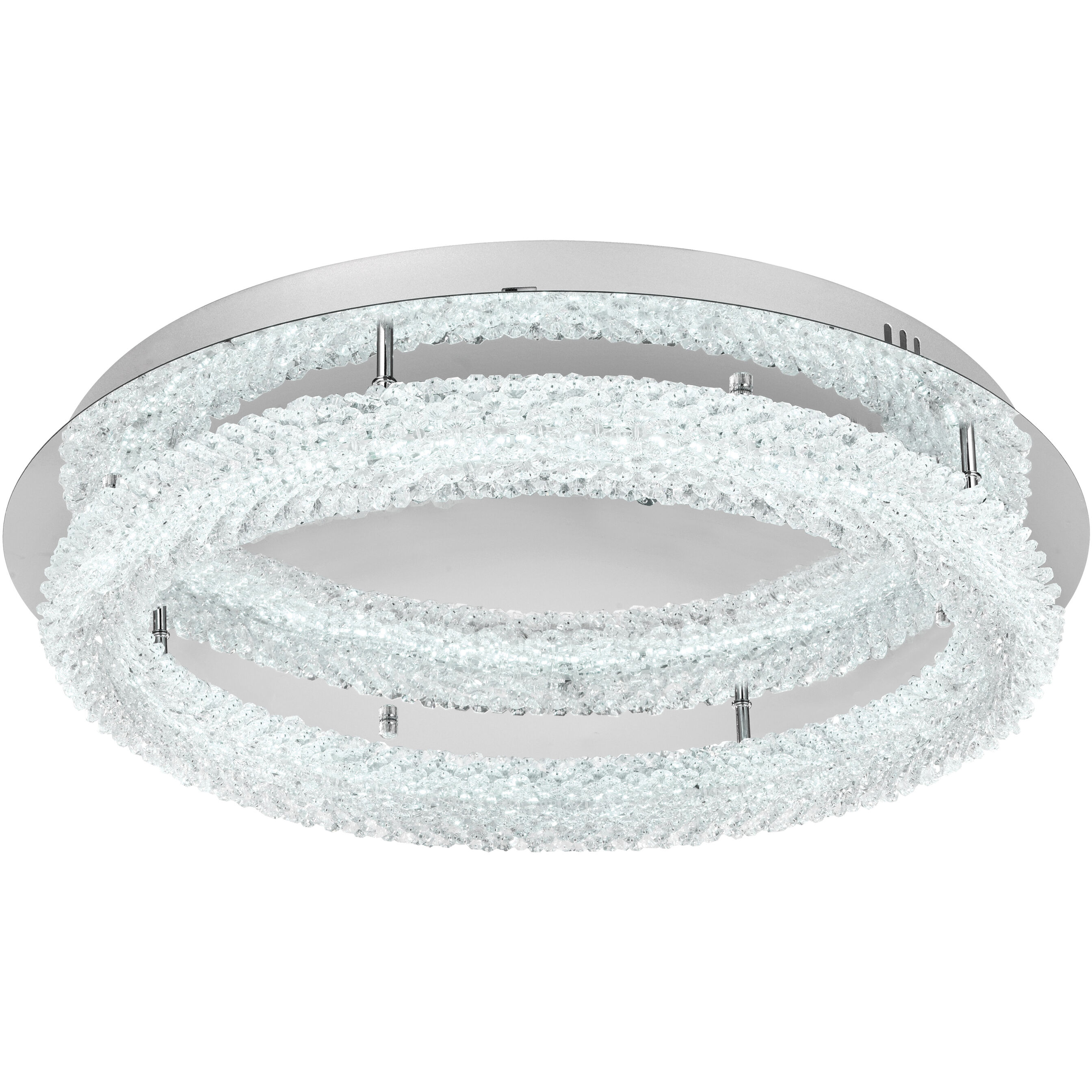 Bowen 1 Light 26 inch Chrome Flush Mount Ceiling Light