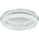 Bowen 1 Light 26 inch Chrome Flush Mount Ceiling Light