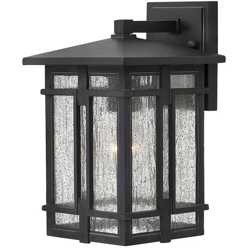 Tucker LED 12 inch Museum Black Outdoor Wall Mount Lantern, Small