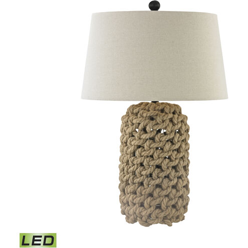Rope 29.5 inch 9 watt Natural Table Lamp Portable Light
