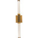 Ribeye LED 3.75 inch Aged Brass ADA Indoor Wall Lighting