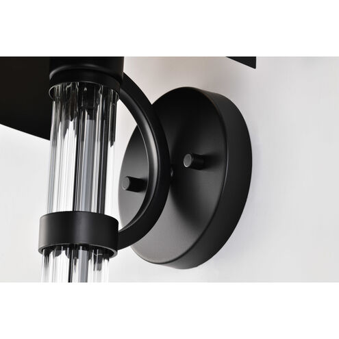 Teagon 1 Light 8 inch Matte Black Wall Sconce Wall Light