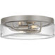 Rhett LED 12 inch Brushed Nickel Flush Mount Ceiling Light